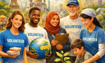 Freiwillig engagiert: Studierende bewegen auch Österreich